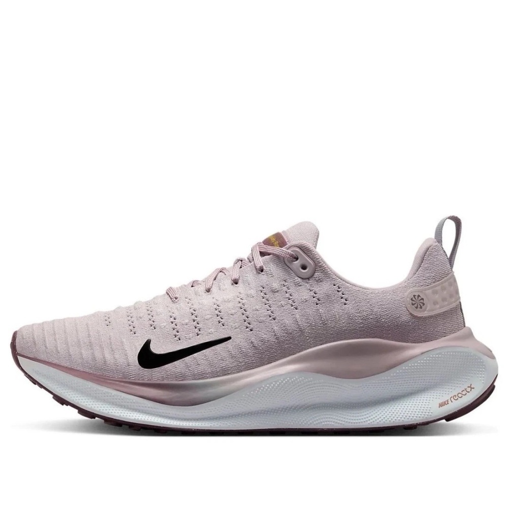 Nike ReactX Infinity Run 4 Platinum Violet Running Shoes DR2670-010 Womens Sz 8